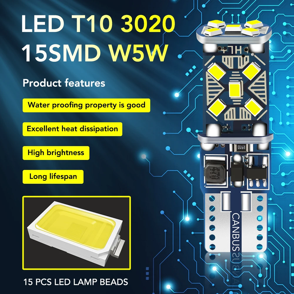 Car Accessories 2PCS LED Car Parking Lights For Opel Astra H G J Etc