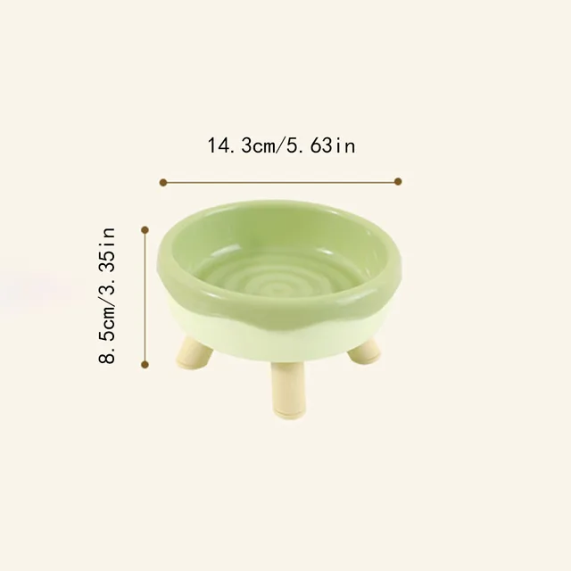 Macaron Color Cat Bowls - 4-Legged Elevated Pet Dishes, Cat Food Plates, Pet Feeding Supplies 6
