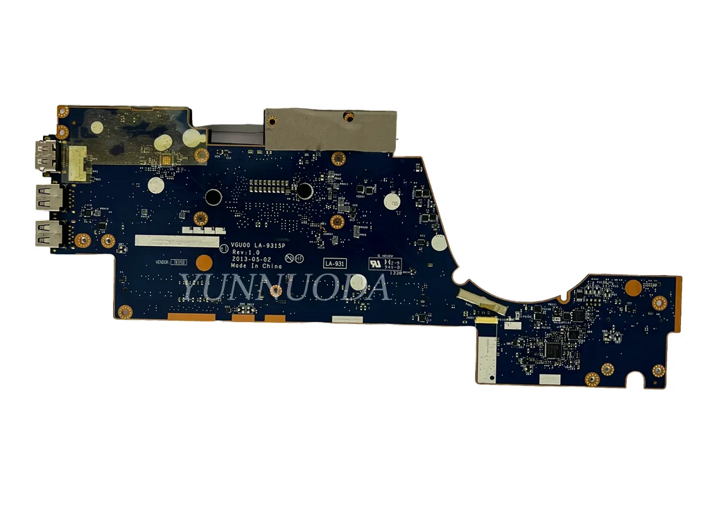 HP ENVY 14-K için orijinal Laptop anakart I5-4200U CPU VGU00 ile