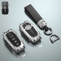 Premium Car Key Fob Cover Case Holder Shell (Silver)
