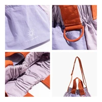 CKKUI femmes mode Simple grande capacité pliable Shopping épicerie sac à main marque à la mode Design de luxe Patchwork pliable sac 6