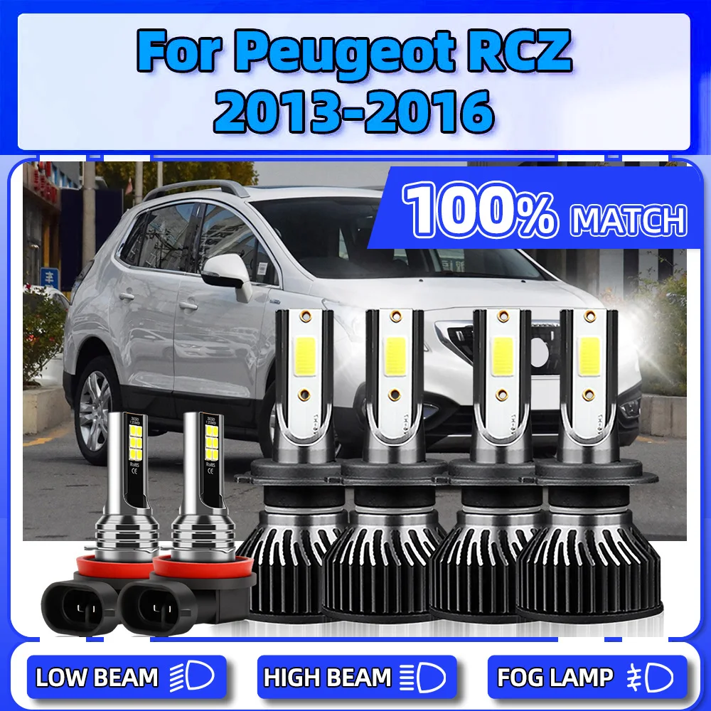 

Turbo LED Headlight 360W 60000LM Canbus Car Lights 12V Fog Lamps For Peugeot Manager 2009 2010 2011 2012 2013 2014 2015 2016