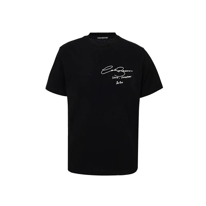 T-shirt oversize da uomo con stampa in sanscrito in cotone_voghion.com