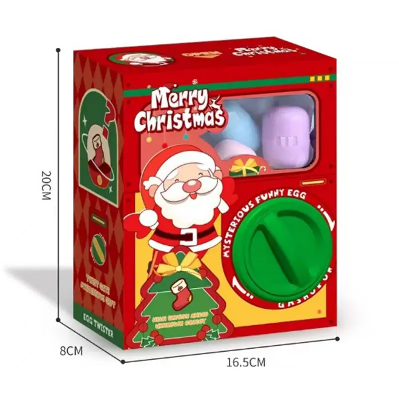 Mini Vending Machine Christmas Gumball Vending Machines Interesting Creative Christmas Egg Claw Machine For Kids Boys Girls 4-6 6