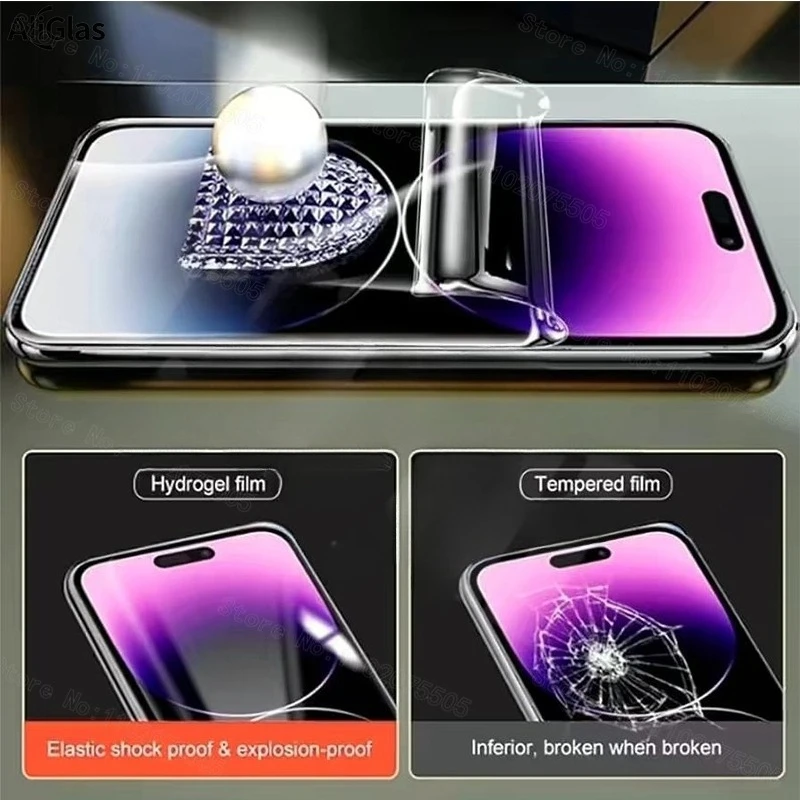 Ultra Protective Full Cover Hydrogel Screen Protector Film - Soft TPU