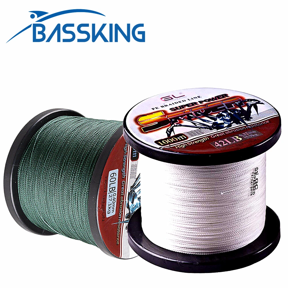 4 and 8 Strands PE Fishing Lines 328yards DAOUD Braided Fishing Line High Performance Strong Superline 10LB-80LB 300m 