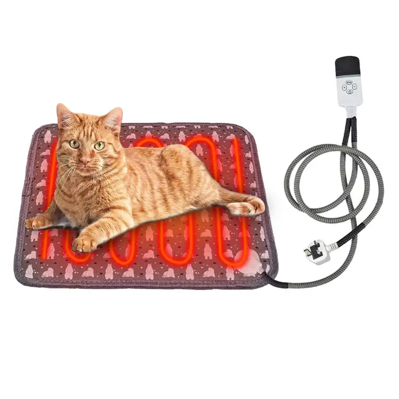 

Heated Dog Blanket Heating Bedding Pads for Dogs Adjustable Dogs Cats Warming Beds with 9 Modes of Temperature for Living Room