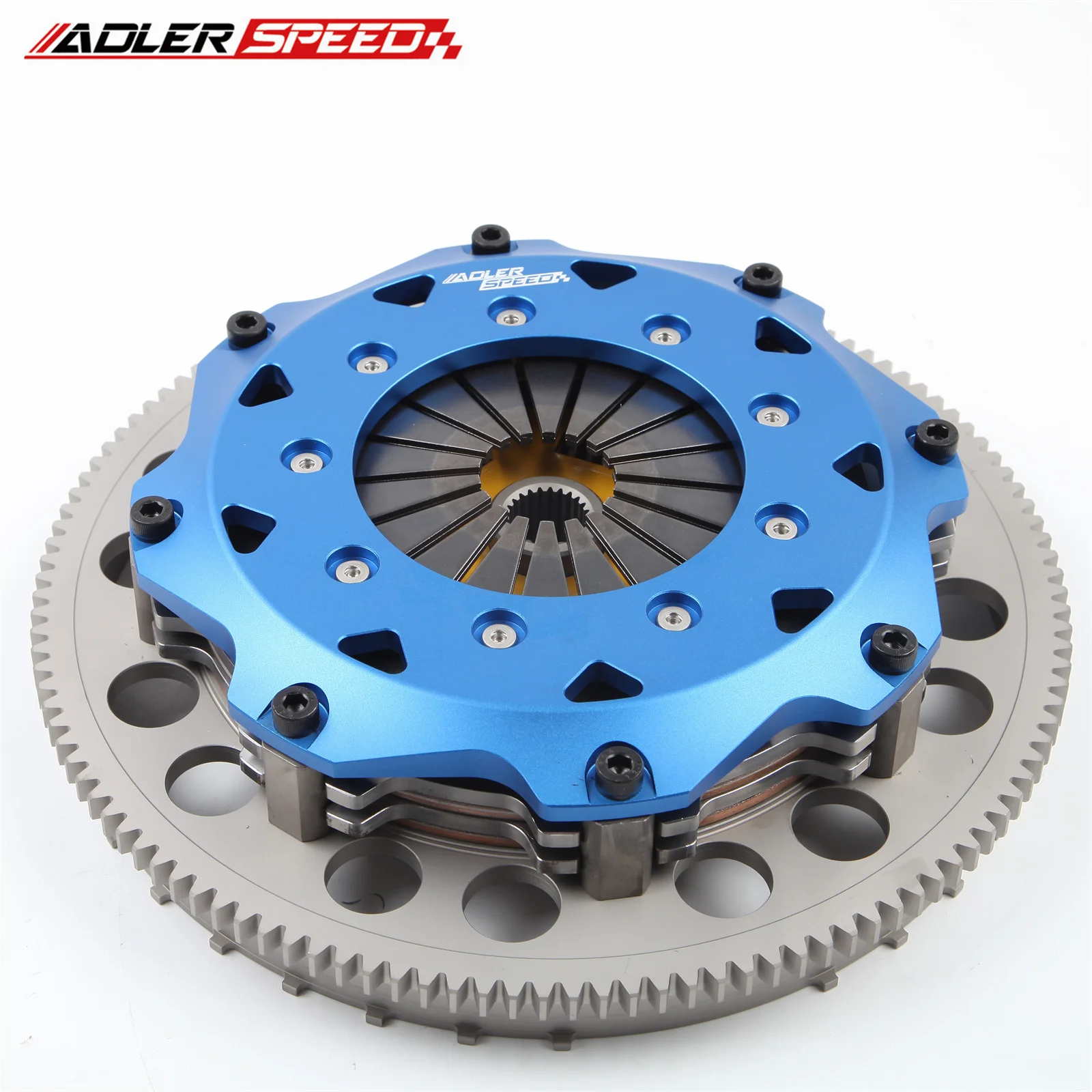 닛산 350Z 370Z 인피니티 Q60 G35 G37 VQ35HR VQ37VHR ADLERSPEED 215mm(8.5) 스프링 클러치/레이싱 클러치 트윈 디스크 클러치