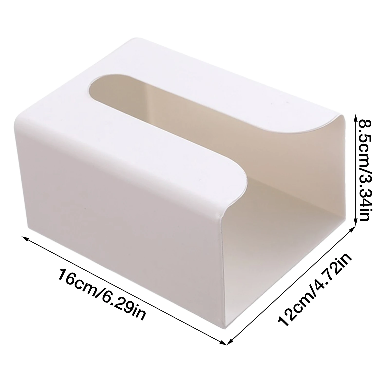 1set Wall-mounted Tissue Box Holder For Kitchen, Bathroom ; Waterproof;  Luxury; High-grade Paper Towel Box, No Drilling