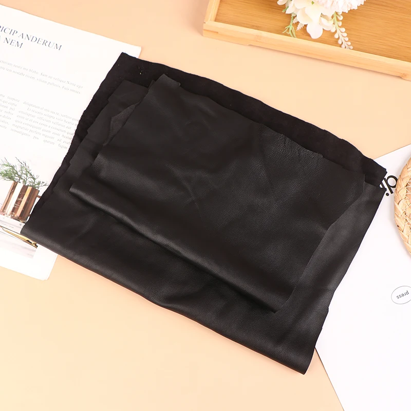 Soft Genuine Leather Fabric Sheet Real Goat Skin Piece Sewing Material 20x30/30x40cm 1Pcs leather fabric leather material