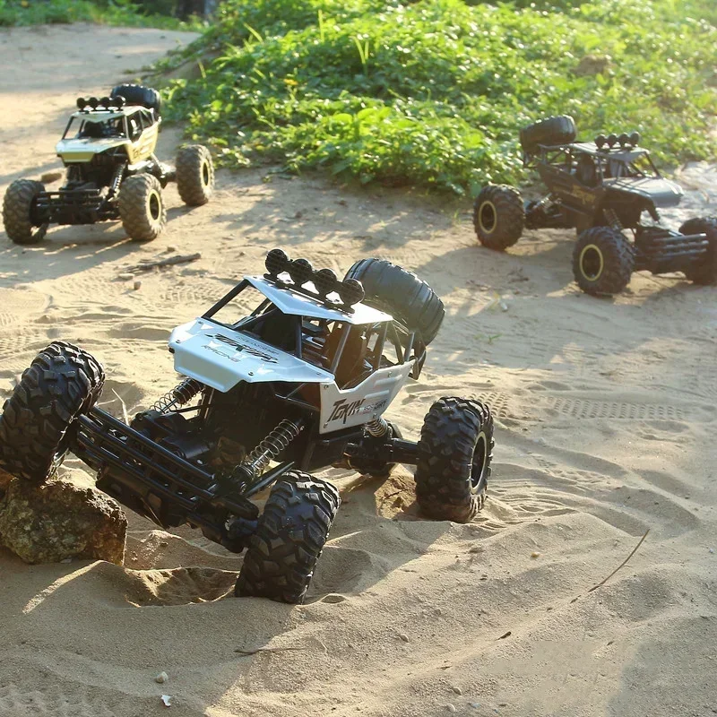 4WD 37CM Remote Control Off Road RC Car Radio Climbing Super Alloy Truck Buggy 4x4 RTR Vehicle Electric Toy Childrens Kids Gifts 6