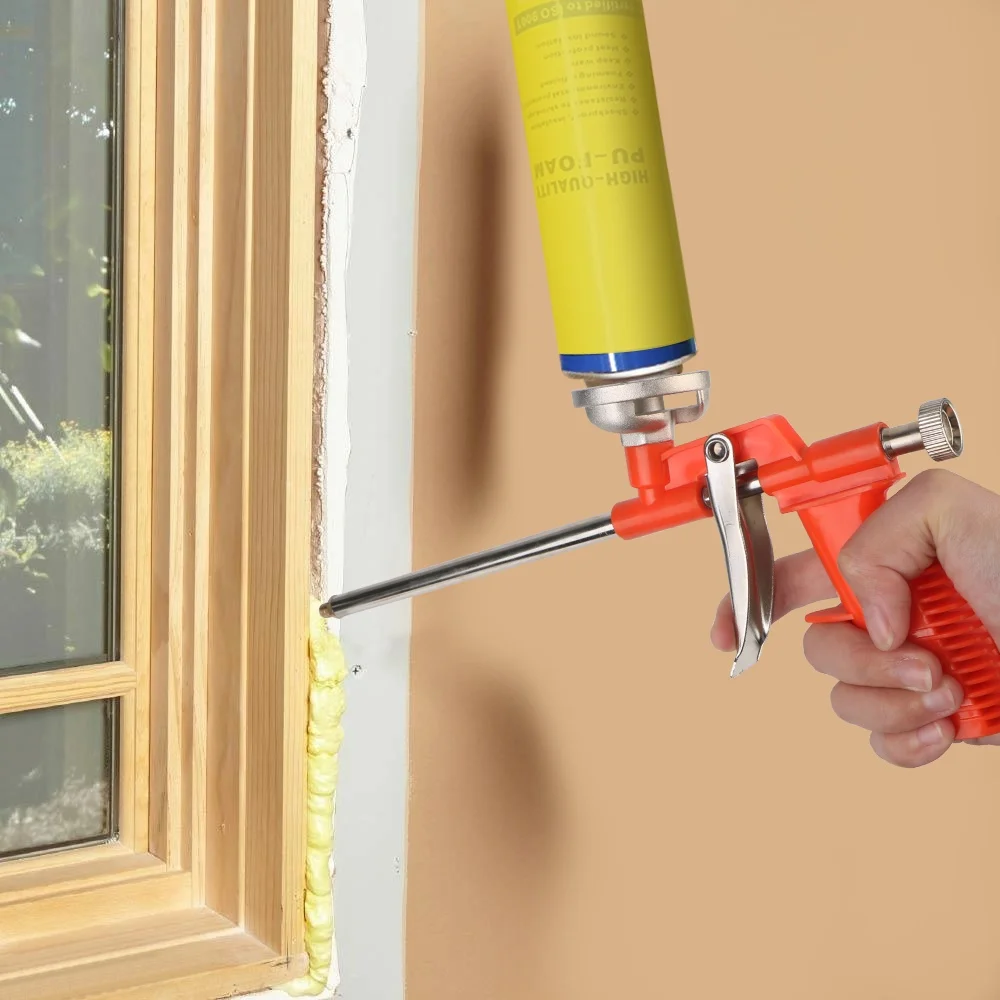 1pc Polyurethane Foam Agent Perfluorocarbon Foam Gun Manual Tool For House Renovat Expansion Foam Spray Gun Free Cleaning