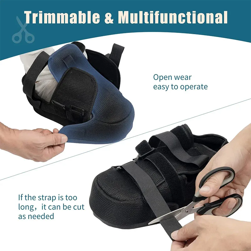 Adjustable Winter Summer Post Surgical Forefoot Shoe-Foot Fracture Shoe-Toe Orthopedic Support Brace-For Left and Right Foot 6