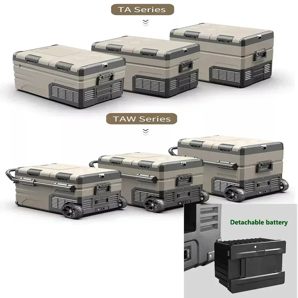 Alpicool Home Car Built-in Plug-in Lithium Battery Internal Power Bank Portable Outdoor mini Refrigerator, mini refrigerator,camping refrigerator,car refrigerator accessories