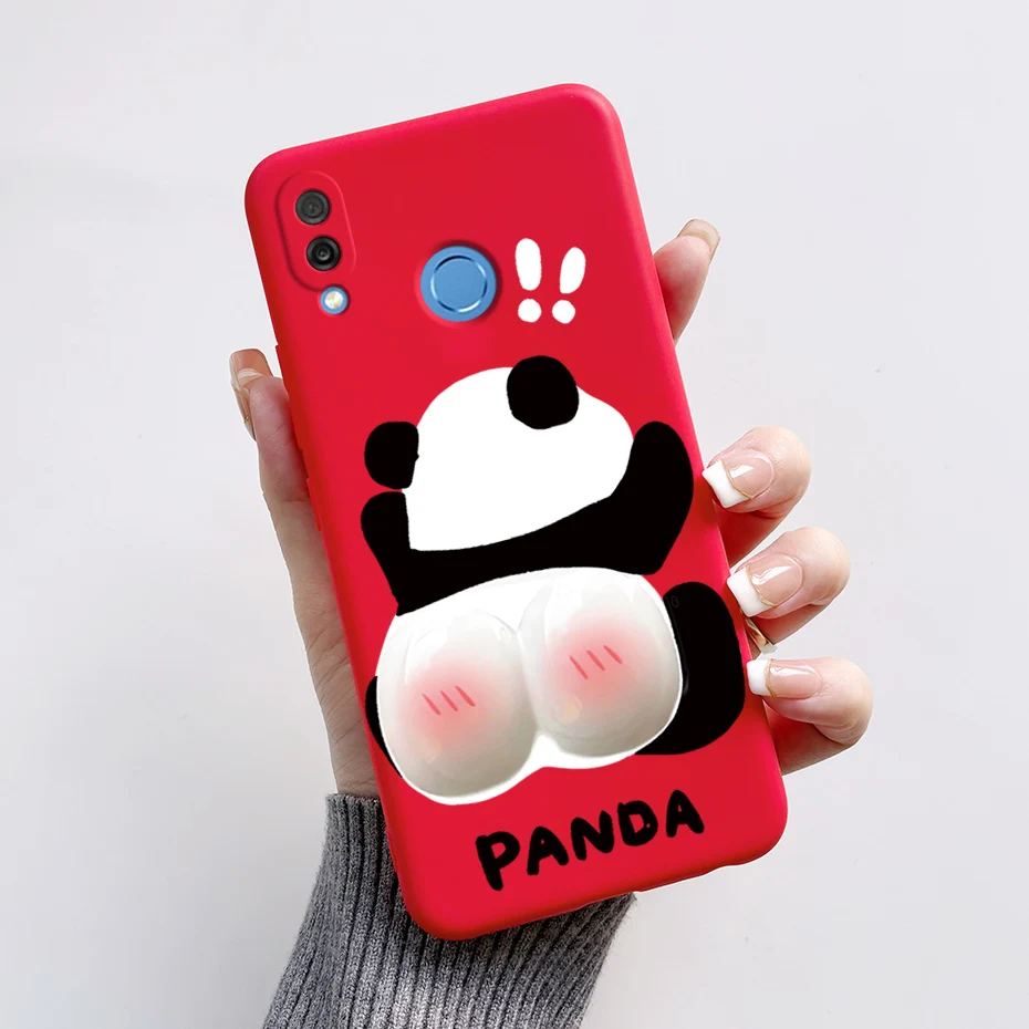 Cute Rabbit & Panda Painted Soft Silicon Cover for Huawei Honor Play 6.3