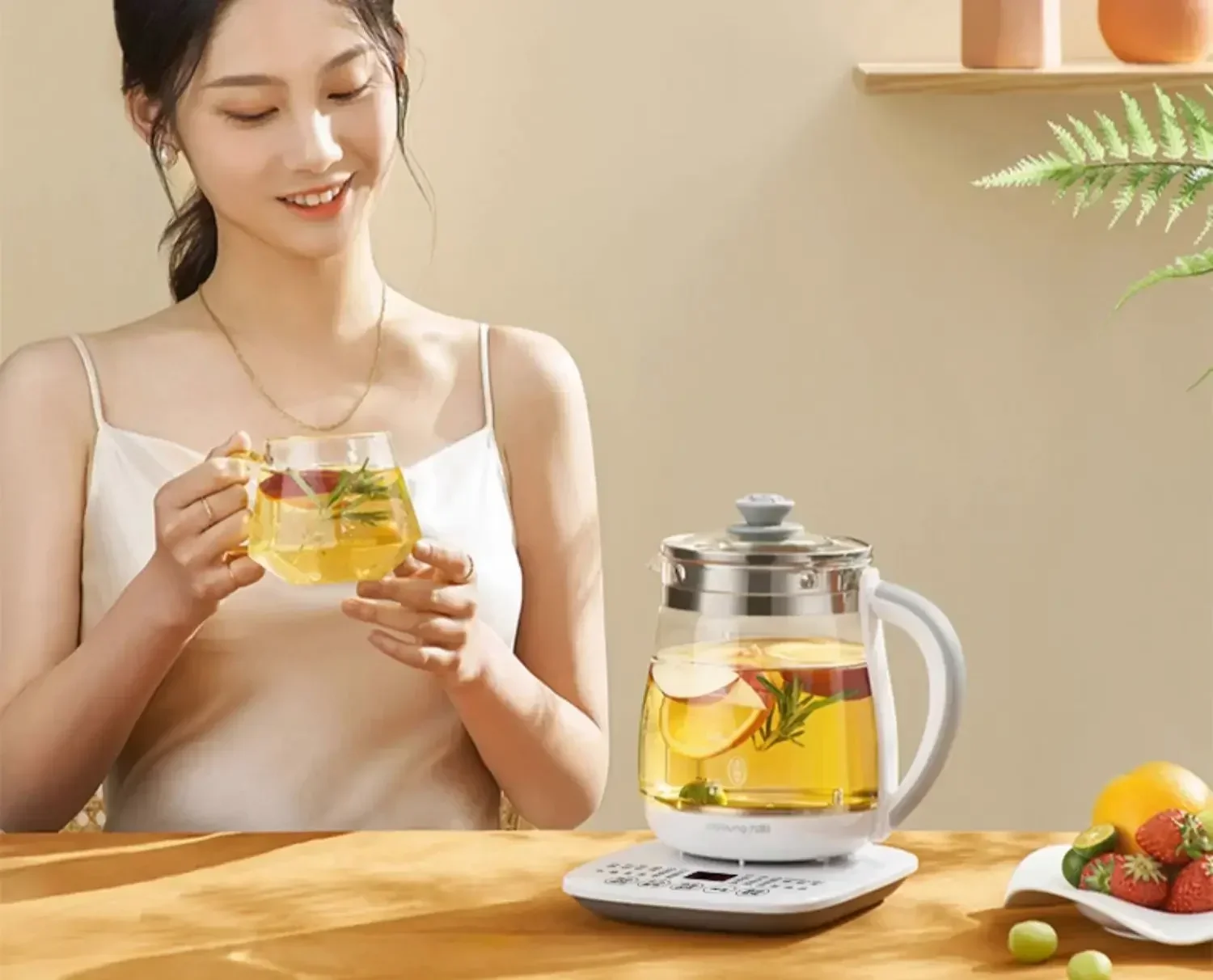 Description Picture 4 of item220V Jiuyang health pot automatic thickened glass multifunctional household electric tea maker office electric kettle C