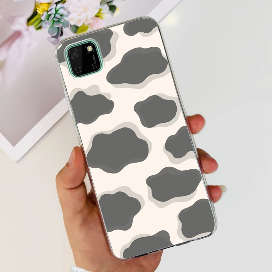 Stylish Painted Clear Silicone Phone Case - Soft Protective Cover