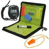 Soccer Tactical Board 11-person System Football Clipboard Foldable Magnetic for Coach Training 2