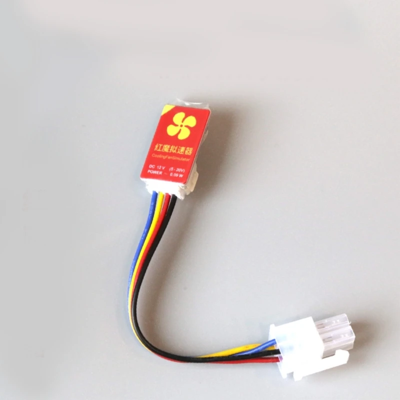 

New For RED Quasi-Speed Device 12V PWM Variable Frequency Version Fan Speed Simulator, 5-20V Super Compatibility Dropship