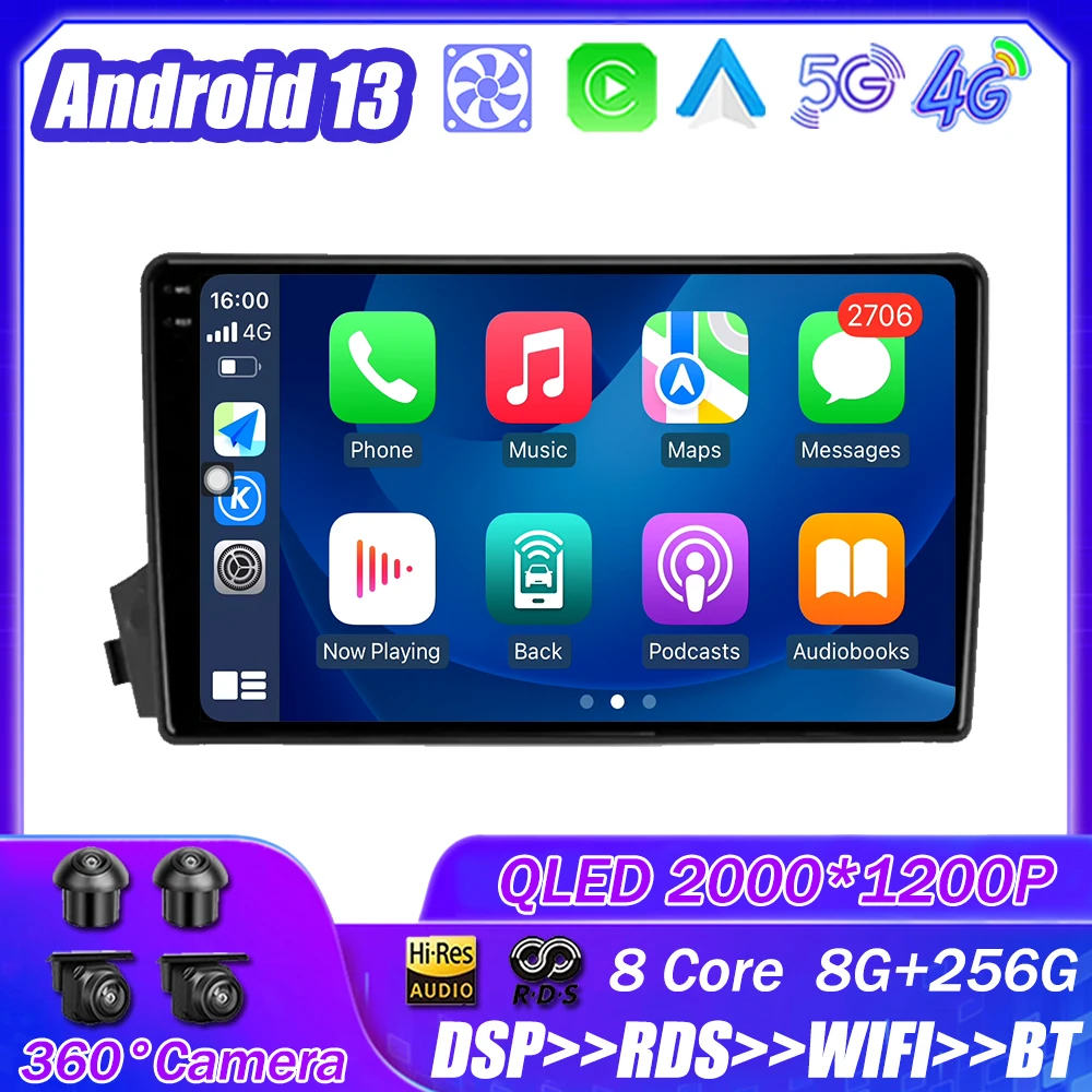 

Android 13 For SsangYong Actyon C100 2005 - 2011 Car Radio Multimedia Player Navigation Stereo GPS Auto Head Unit No 2Din DSP 5G