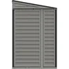 Resin Outdoor Garden Lean to Storage Shed with Foundation Kit 4