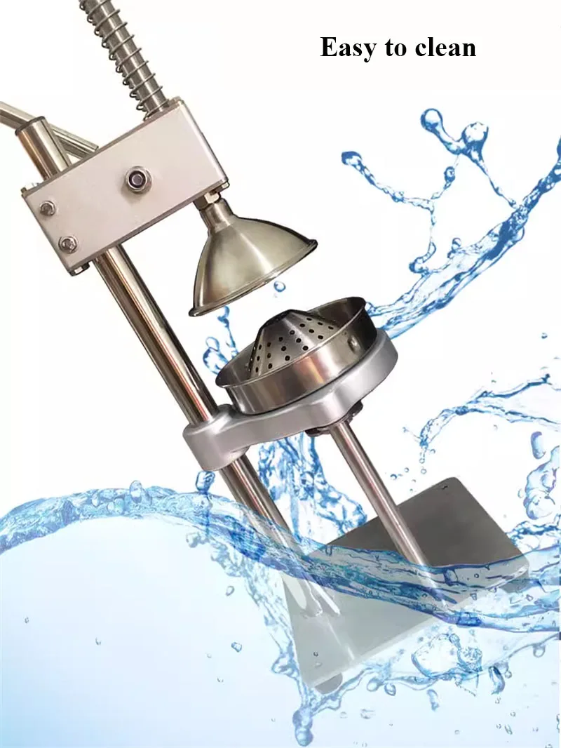 Stainless Steel Fruit Juicer Manual Juice Press Machine for Apples Oranges Juice Drinks Making 5
