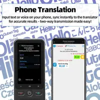 MSAI T18 AI Translator 160 Online 23 Offline Languages Translate ChatGPT 1500mAh 1+16GB Voice Photo Translation Travel Learn - Image 3