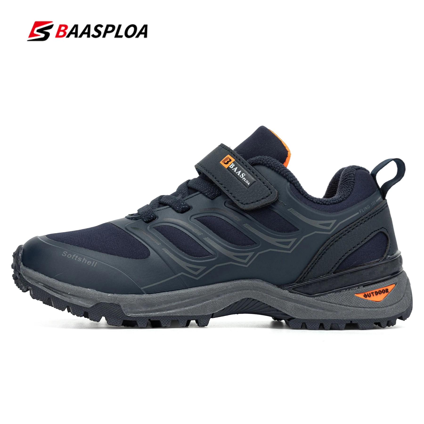 Baasploa Children Walking Shoes Boys Breathable Sports Shoe Outdoor