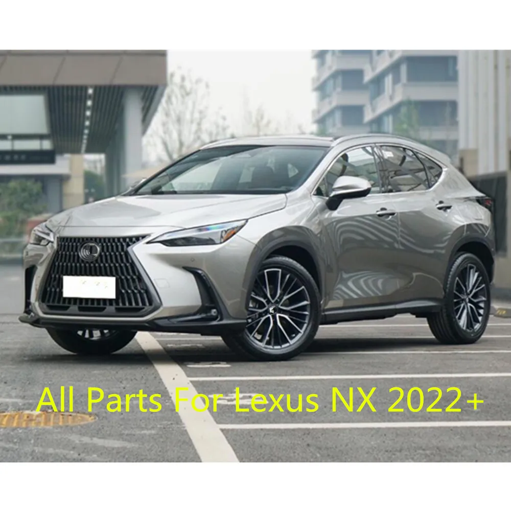 렉서스 NX 250 260 350h 350 F 2022 2023 2024 ABS 크롬 전면 엔진 기계 그릴 상단 후드 스틱 뚜껑 트림 커버