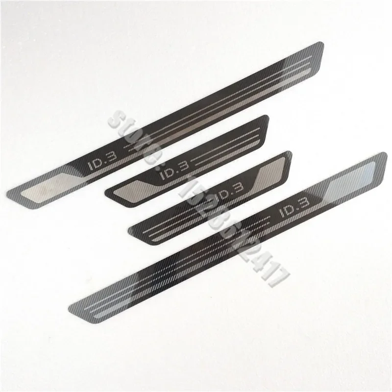 

for Volkswagen ID.3 VW ID3 2020-2024 Door Sill Strip Stainless Steel Styling Scuff Plate Peda Pedal Cover Stickers Accessories