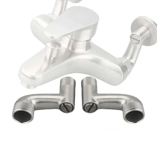 Bathtub Adapter Shower Faucet Reliable Wall Mount Bathtub Adapter Shower Faucet Swing with Effective Pipe Sealing 4