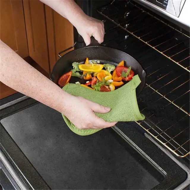 2Pcs Cotton Heat Insulation Mat Table Toweling Kitchen Placemats Pot Holder  Microwave Glove Pan Oven Cloth