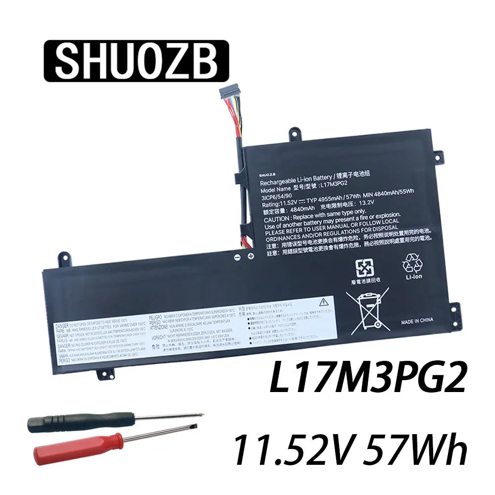 Bateria para Lenovo Legião Y7000 Y7000p Y530 Y53015ich Y730 Y740-15irh L17c3pg2 L17m3pg1 L17m3pg3 Novo L17m3pg2 L17l3pg1 L17c3pg1