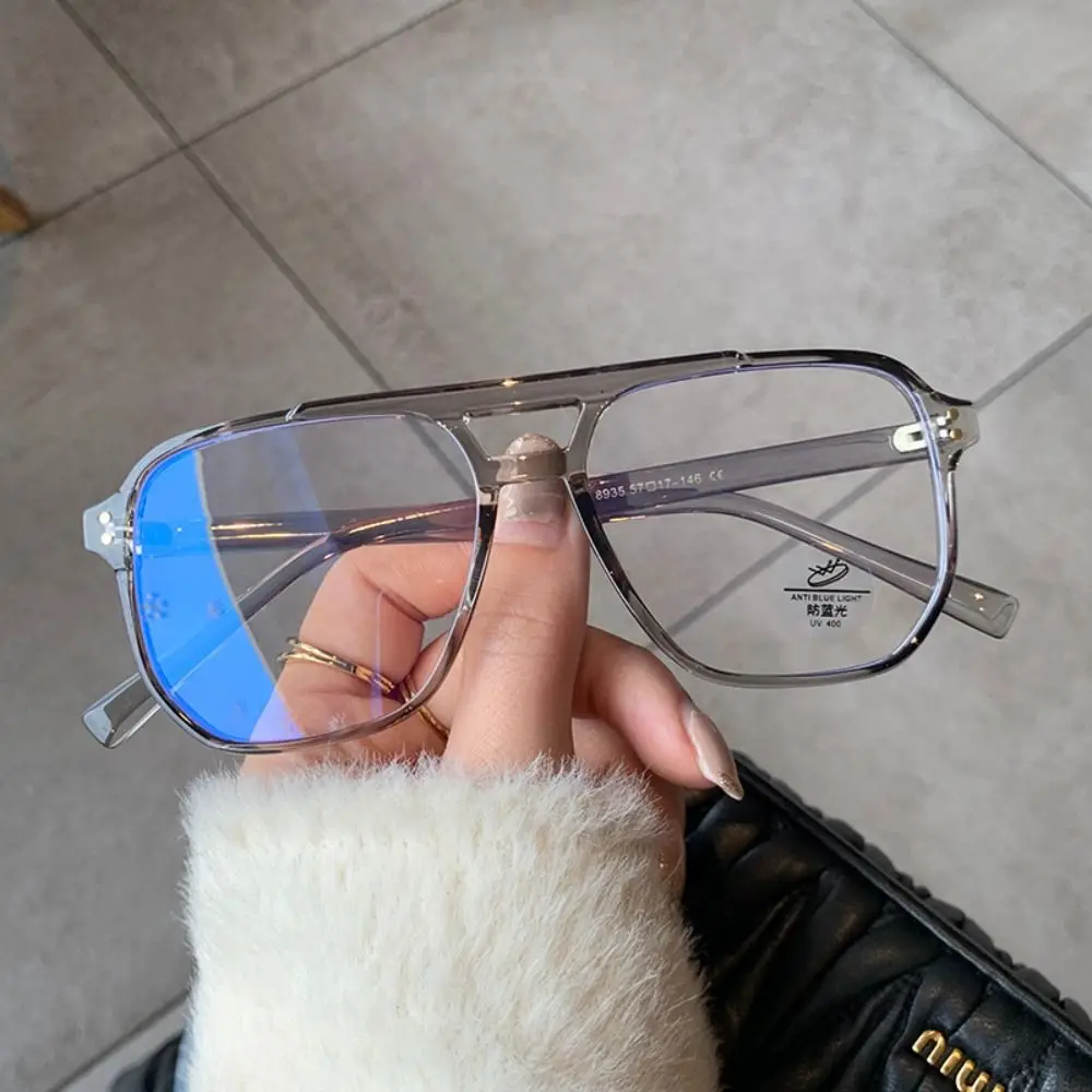 New Retro Anti Blue Light Glasses Women Men Fashion Computer Glasses Optical Spectacle Frame Relief Eye Strain Square Eyeglasses