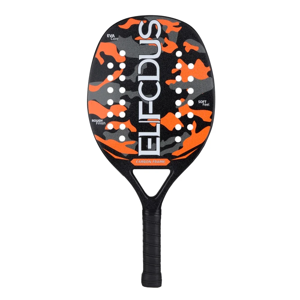 18K 12K 3K Full Carbon and Glass Fiber Beach Tennis Racket Matte Face Tennis Racquet tennis racket