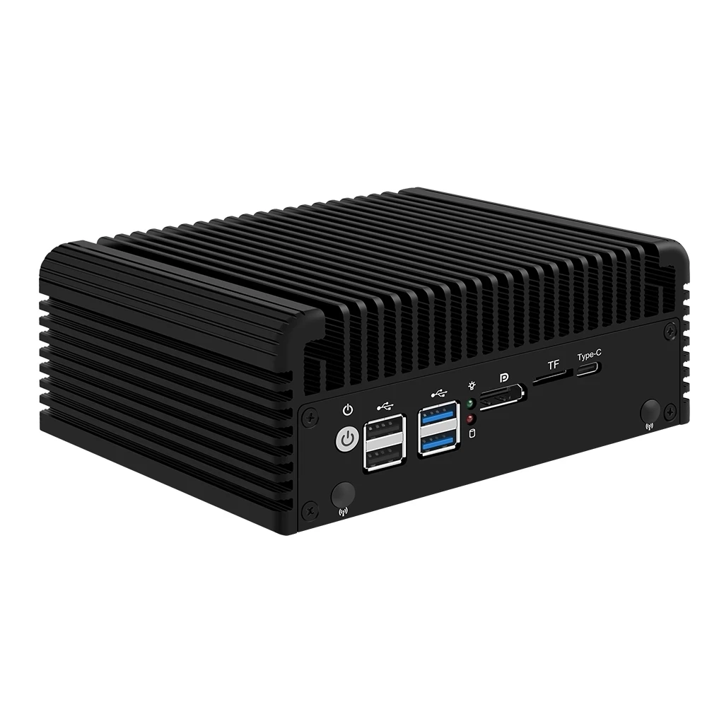 Firewall Router Intel i3 N355 N305 N150 N100 4xi226-V 2.5G DDR5 Type-C 6*USB 2*NVMe 2*SATA Fanless Mini PC PVE Proxmox pfSense 3