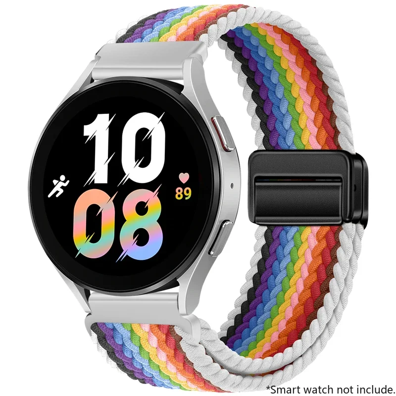 Adjustable Nylon Buckle Strap for Smartwatches - 22mm/20mm