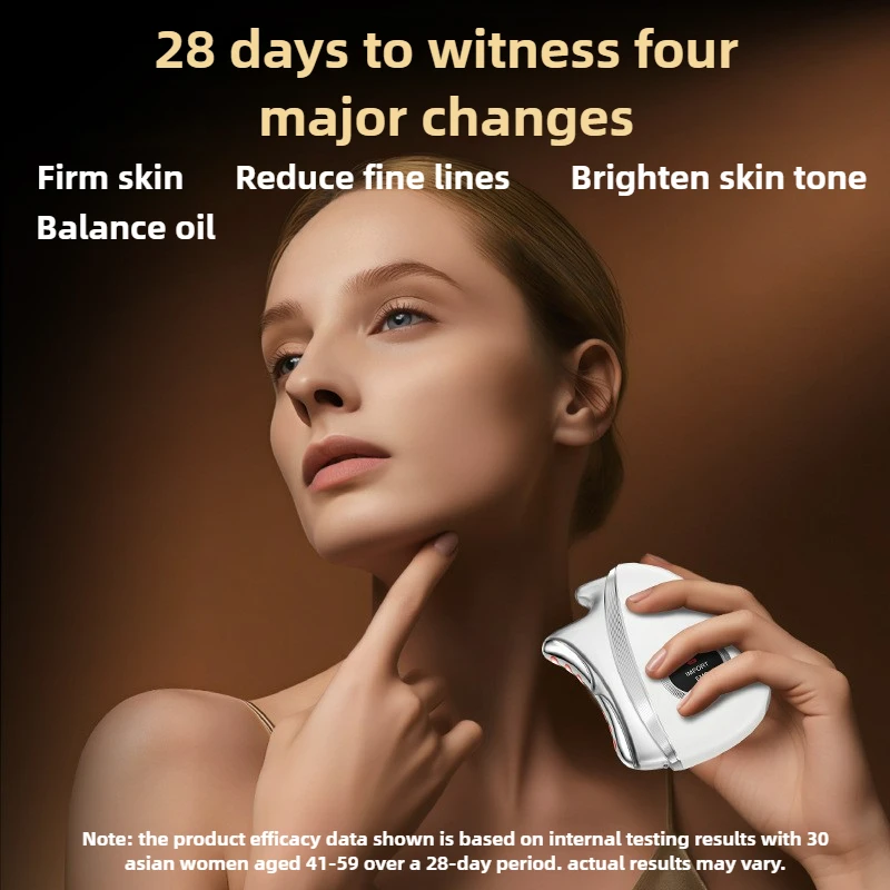 Portable Electric Gua Sha Device Microcurrent Face Massager Bianshi Scraping Board Set for Skin Rejuvenation and Relaxation Home