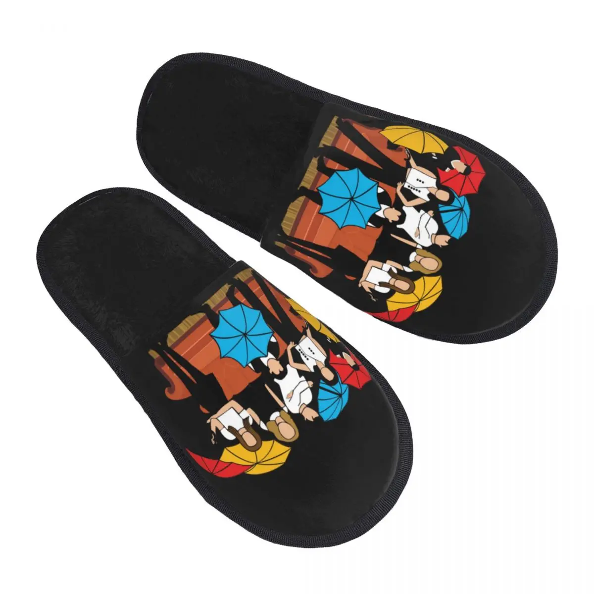 

Friends TV Show Guest Slippers for Hotel Women Custom Print House Slipper