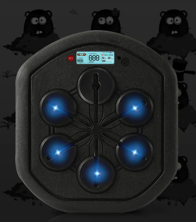 LED Display Wall Mount Target Hit Punching Pads Smart Musical MMA Boxing Machine Training For Stress Relief