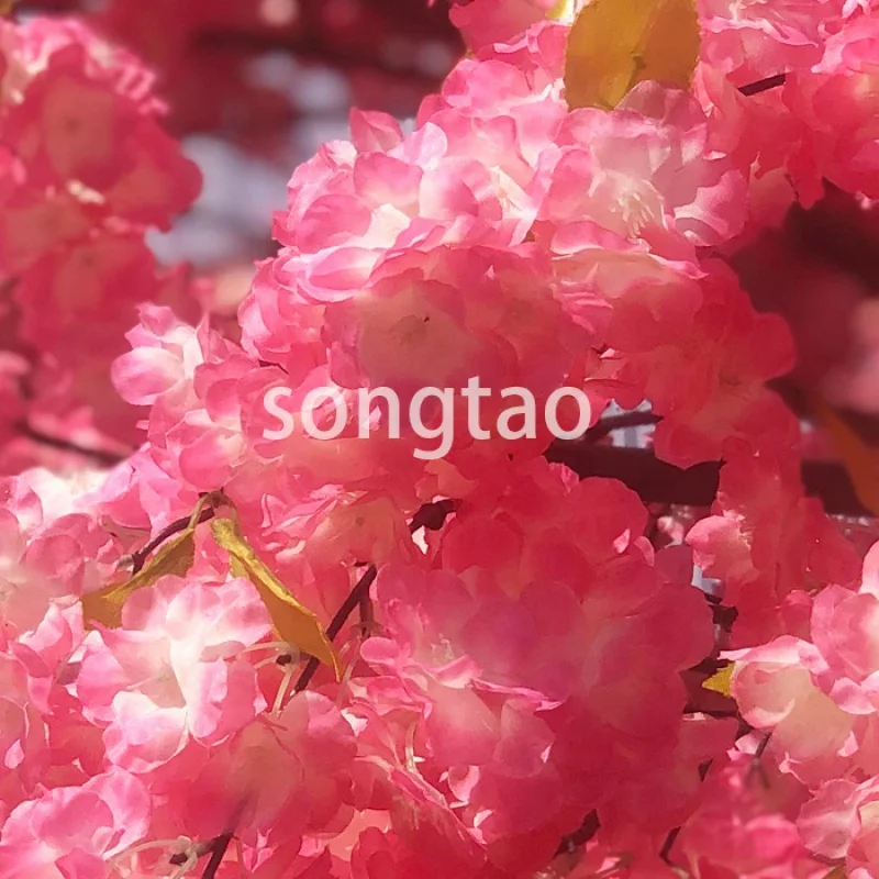 Custom. songtao 저렴한 인공 벚꽃 나무, 인공 꽃, 웨딩 장식, 남자 제작 장식