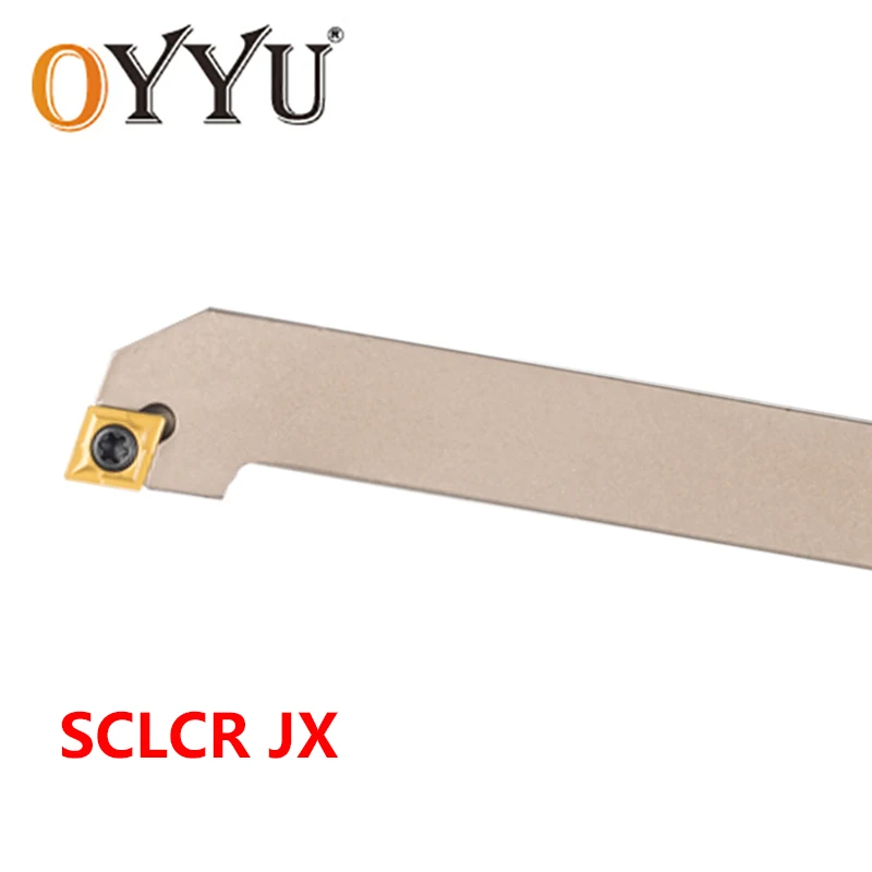 

Oyu внешние токарные инструменты SCLCR1010JX06N SCLCR1212JX06N SCLCR1212JX09N SCLCR1616JX09N белое никелевое покрытие SCLCR для резки с ЧПУ