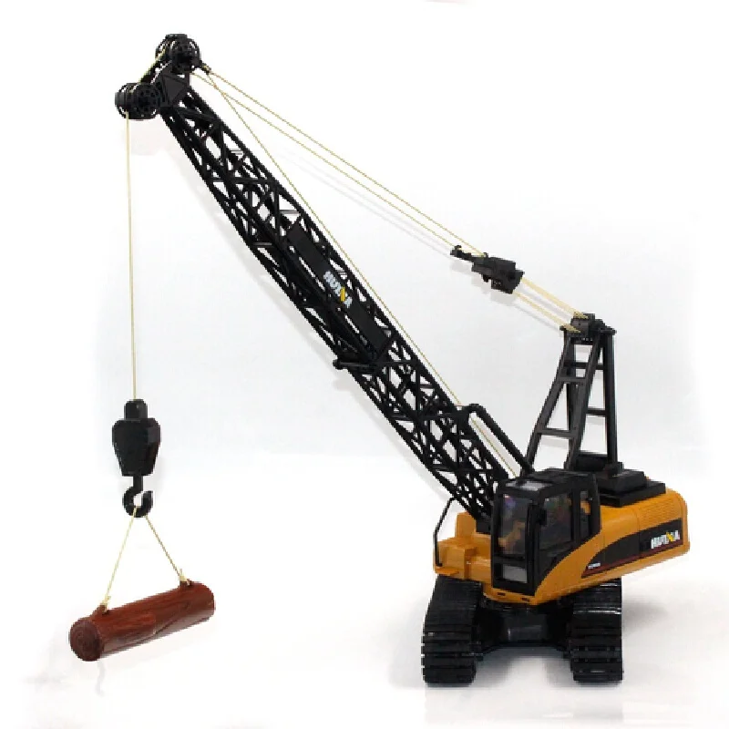 New Style Huina 15-Channel Electric Acousto-Optic Crane Large Alloy Tower Truck Engineering Car Model Toy Acousto-Optic Effect 2