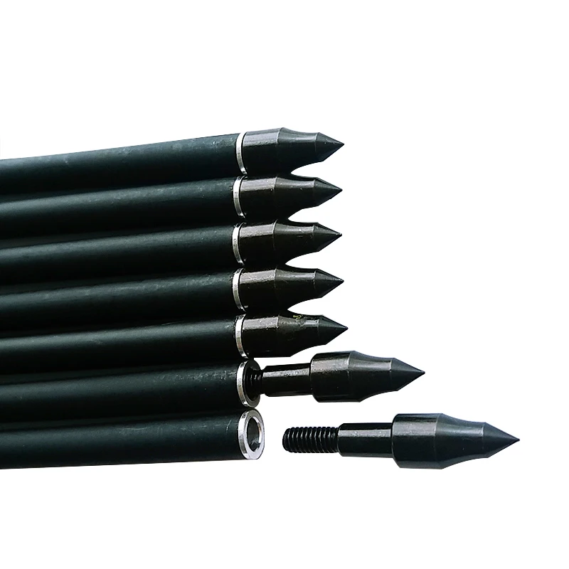 Archery Mix Carbon Arrow Shafts Compound Recurve Bow Longbow Hunting Spine 600 ID6.2mm 90 Grain Point Hunting Linkboy