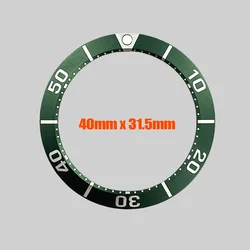 Premium Aluminum Bezel Insert - 40mmx31.5mm Watch Case Ring Replacement - Aluminium Ring (05 Bezel Insert)
