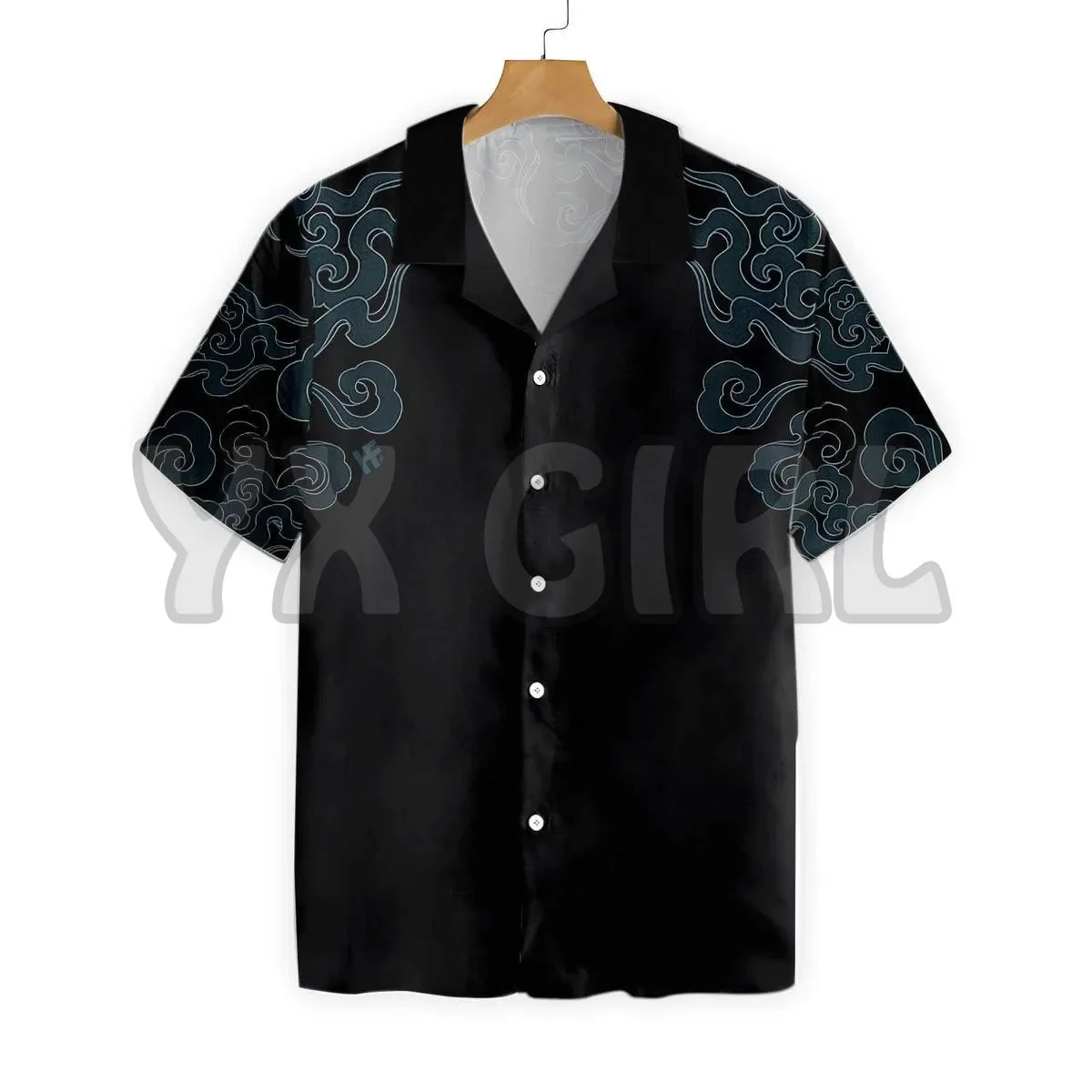 

Summer Shirts Kanagawa Dragon 3D All Over Printed Hawaiian Shirt Men's For Women's Harajuku Casual Shirt Unisex