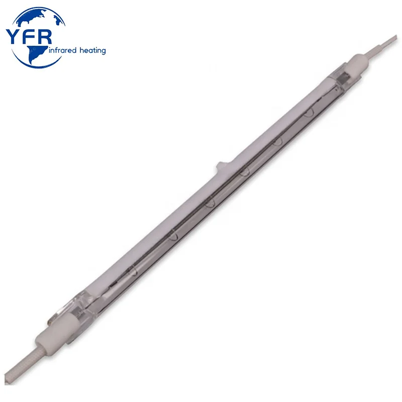Halogen infrared heating lamp 800W 220V Suitable for food heating and industrial drying, it provides uniform heat distribution.