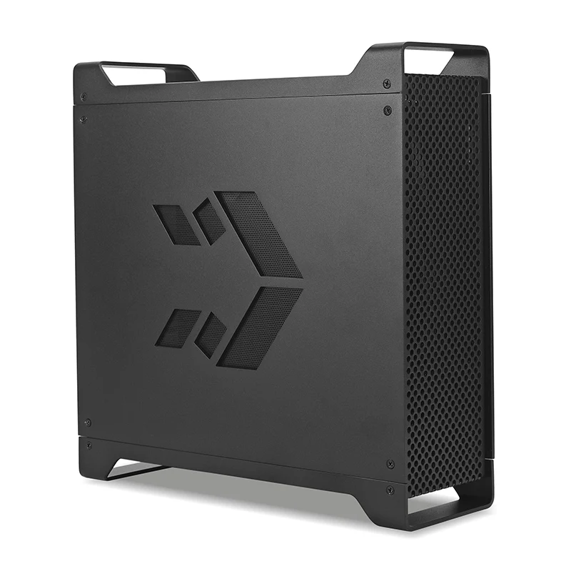 Pc case pc chassis computer chassis frame METALFISH G5 Computer Case PC Gamer Micro ATX HTPC Case Desktop Gaming All-aluminum Slim Chassis Supports Knife Card FLEX Power