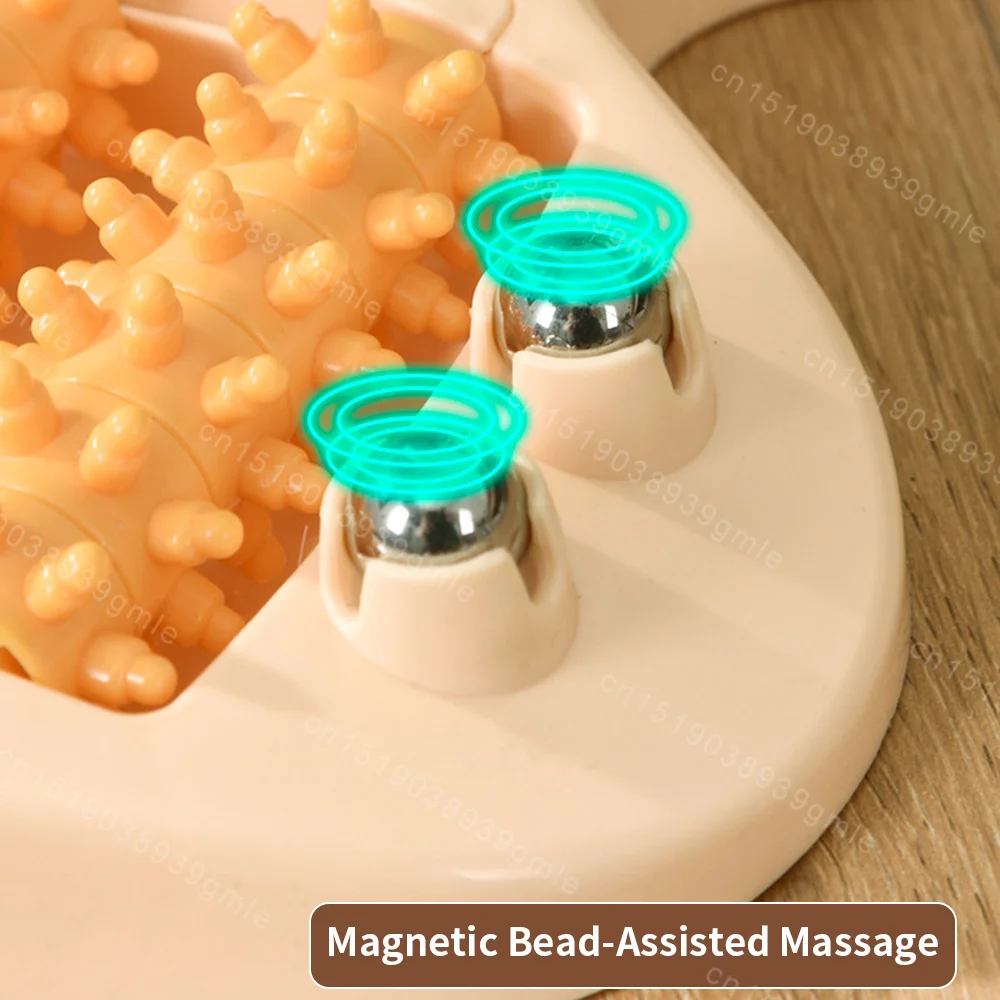 Foot Roller Massager Magnetic Bead Multi-Point Pressure Massage Tool Foot Therapy Relaxation Arch Heel Muscle Soreness Relief