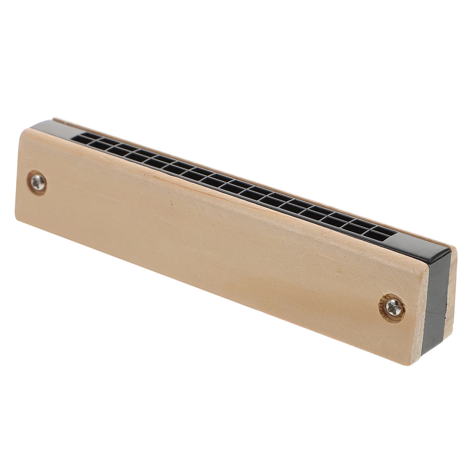 Wooden Body Harmonica Toy 10 Holes Student Musical Instrument Beginner Blues Diatonic Mouth gan diatonic harmonica kids harmonica